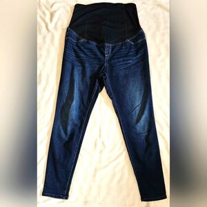 Isabel Women's Blue Maternity Skinny Jeans